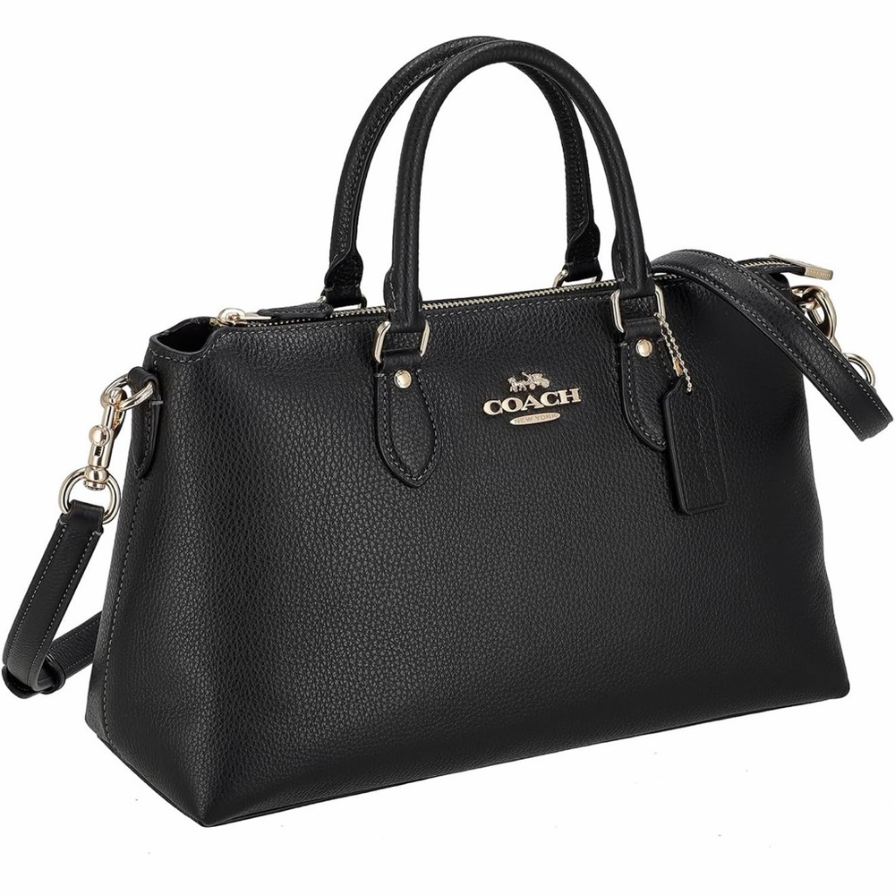 Coach Black Leather Satchel